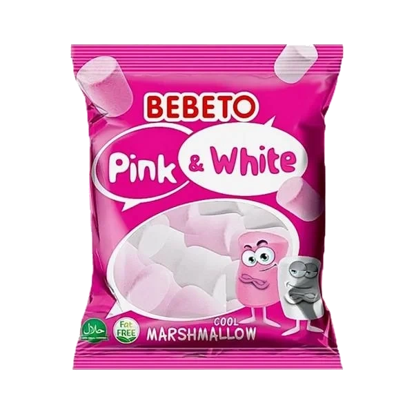 Marshmallow Pink & White 60g