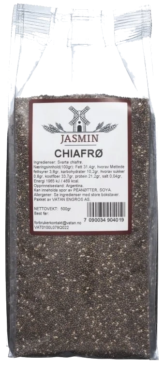 Chia Frø 500g Jasmin