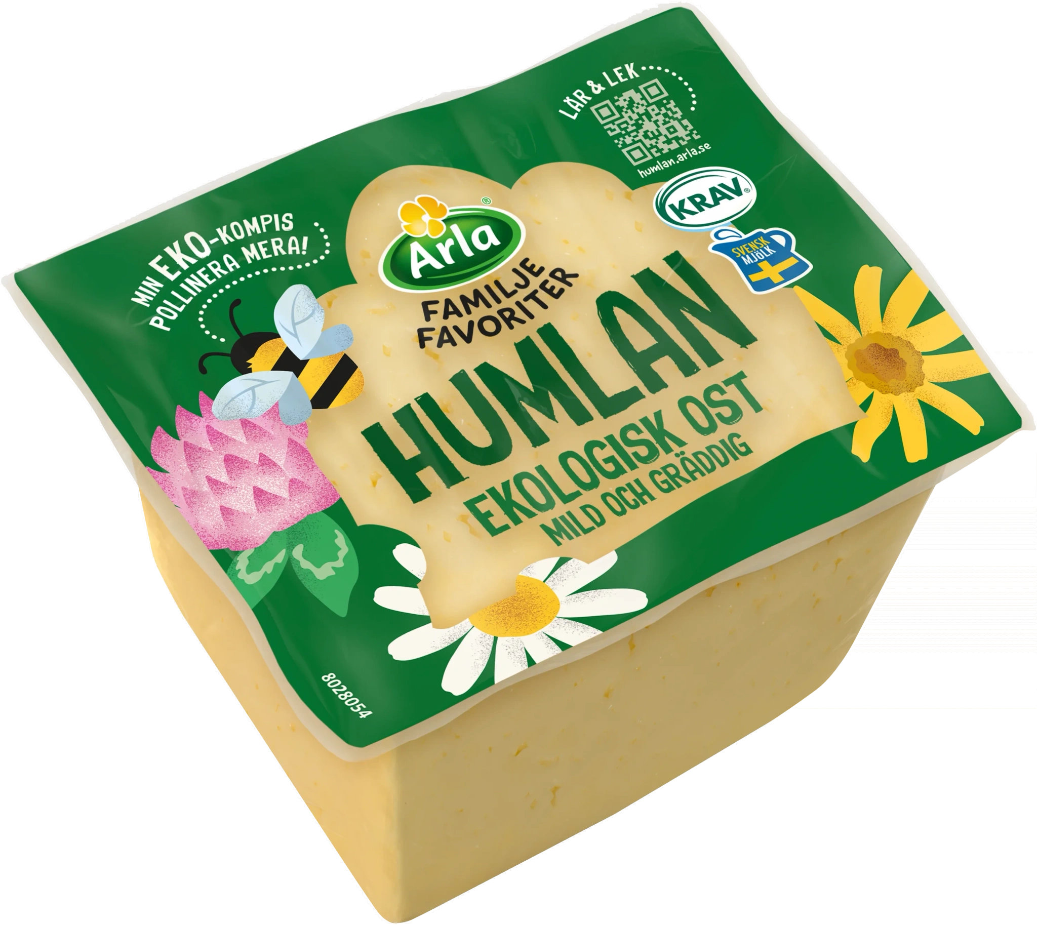 Familjefavoriter Humlan Ekologisk ost 33% ca 1.2kg