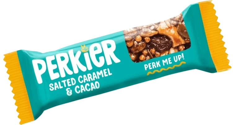 Quinoa Bar m/Kakao,Pean,Karamell 35g Perkier