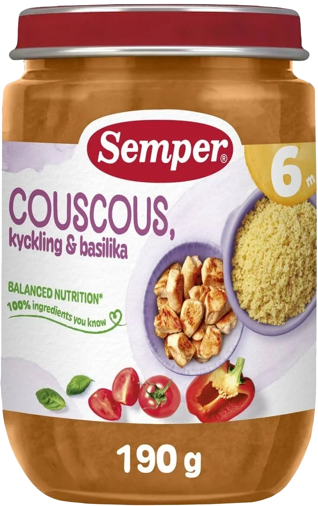 Couscous, Kyckling & Basilika 6M