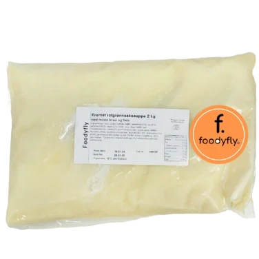 Rotgrønnsakssuppe Kremet med Linser 2kg Foodyfly Suppe
