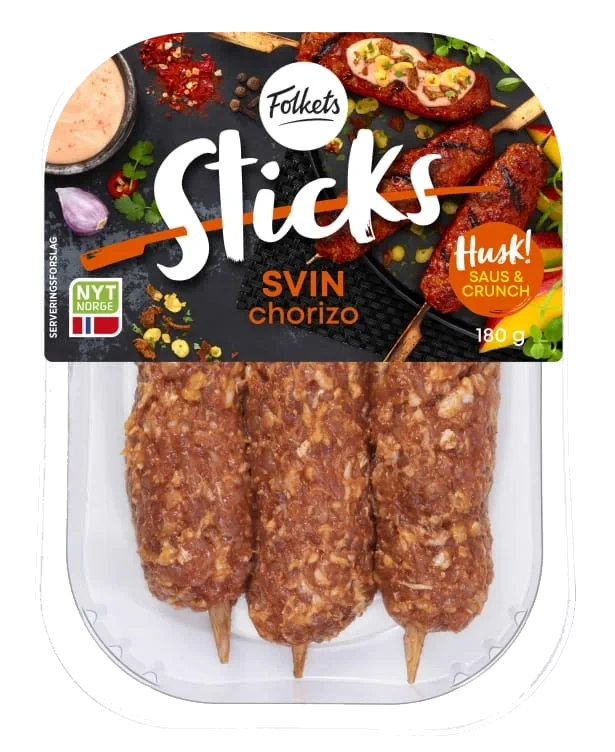 Svin Sticks Chorizo 180g Folkets