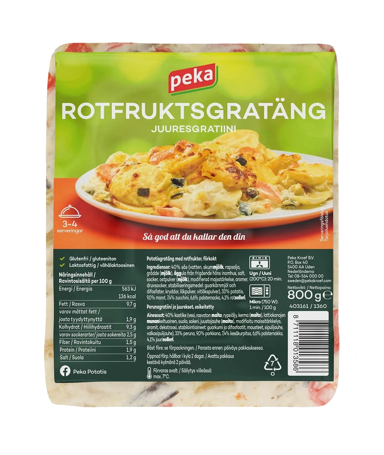 Rotfruktsgratäng