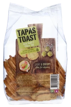 Tapas Toast Sea Salt 125g