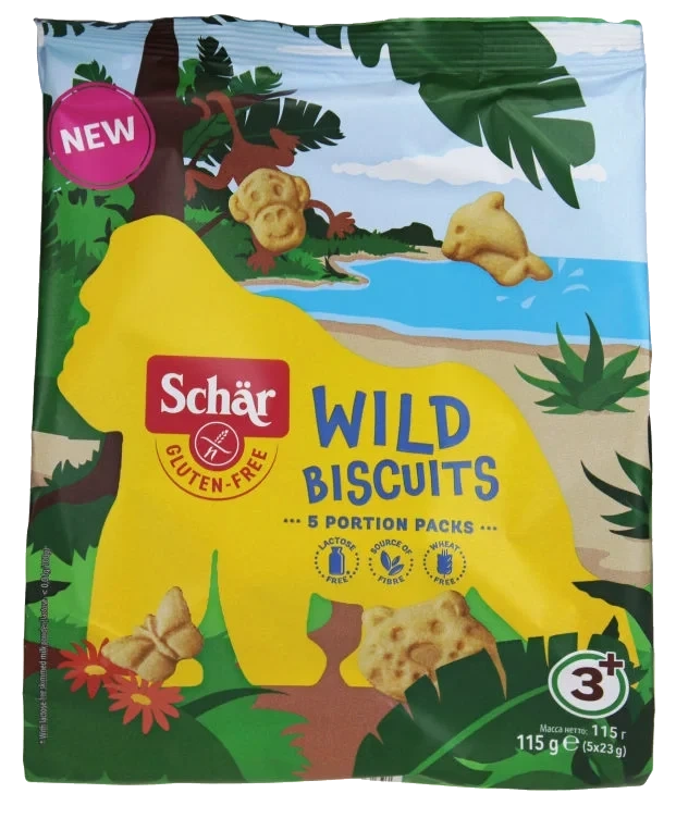 Wild Biscuits Barnekjeks Gl.Fri 115g Schär