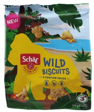 Wild Biscuits Barnekjeks Gl.Fri 115g Schär