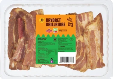 Krydret Grillribbe 800g