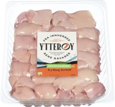 Saktevoksende Kylling Lårbiff 1.8kg
