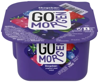 Go Morgen Yoghurt Skogsbær/Musli 190g Tine