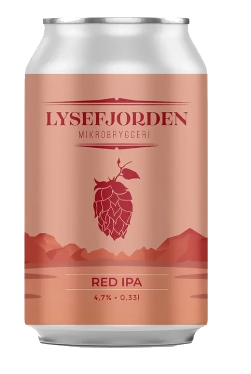 Red Ipa 0,33l boks Lysefjorden