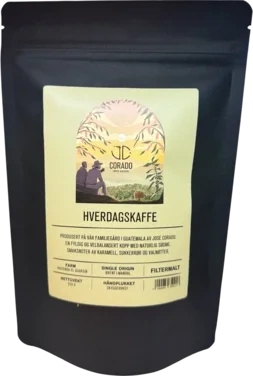 Hverdagskaffe Filtermalt 250g Corado Coffee Roasters