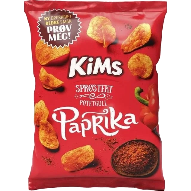 Potetchips Paprika 30g