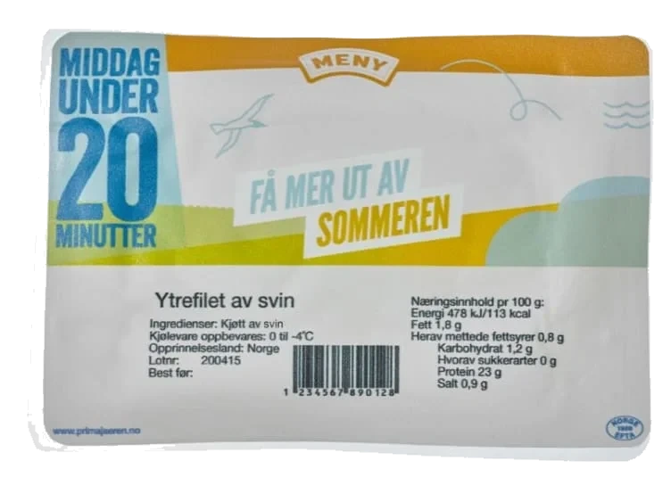 Storfe Ytrefilet 150g Prima Jæren