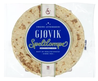 Engers Lefsebakeri As Gjøvik Speltlompe 10 stk
