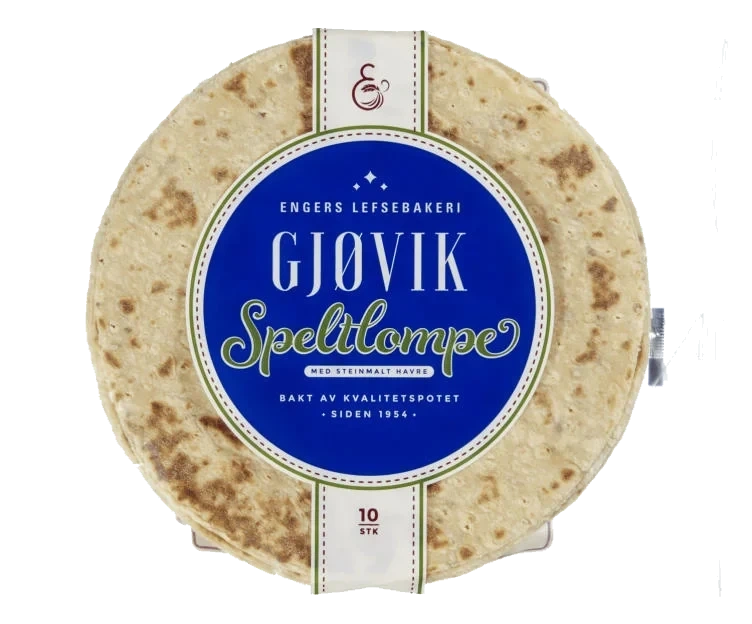 Engers Lefsebakeri As Gjøvik Speltlompe 10 stk