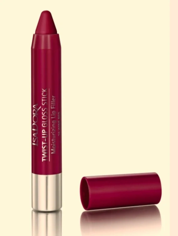 Twist-Up Gl. Stick Lip Gloss 28 Wine Red Isadora