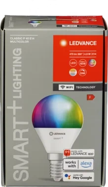 Smart+ Led Lyspære Wifi Clp Rgbw 40w E14