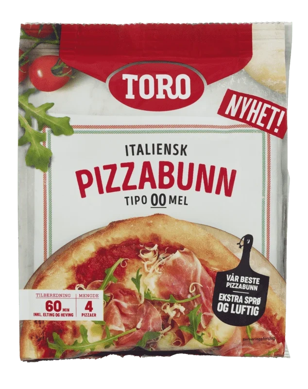 Toro Pizzabunn Italiensk 5x400g