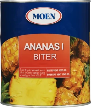 Ananas i Biter 3kg Moen