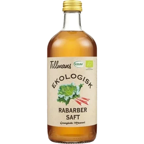 Rabarber Ekologisk Saft Glas