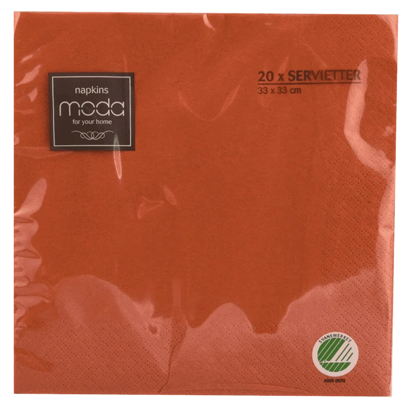 Moda Serviett Terracotta 33cm 20stk