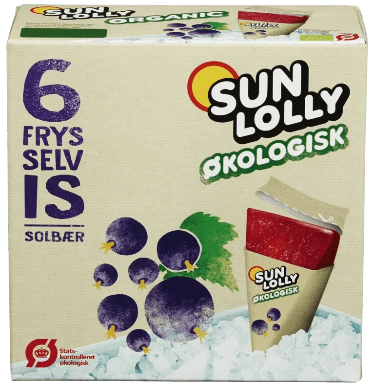 Sun Lolly Solbær Økologisk 6pk
