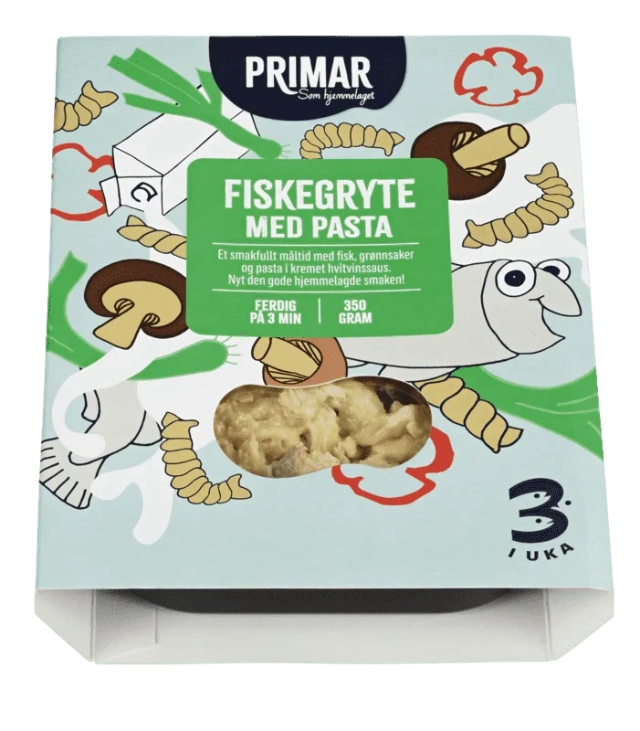 Primar Fiskegryte med Pasta 350g