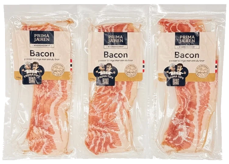 Bacon skivet 3x110g Prima Jæren