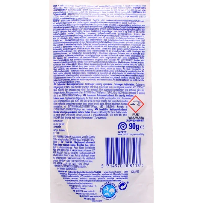 Fläckborttagning Oxi Action White