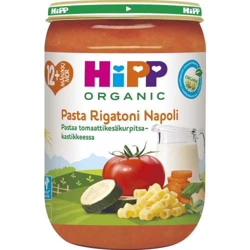 Pasta Rigatoni Napoli Från 12 Månader