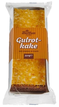 Gulrotkake 350g Berthas