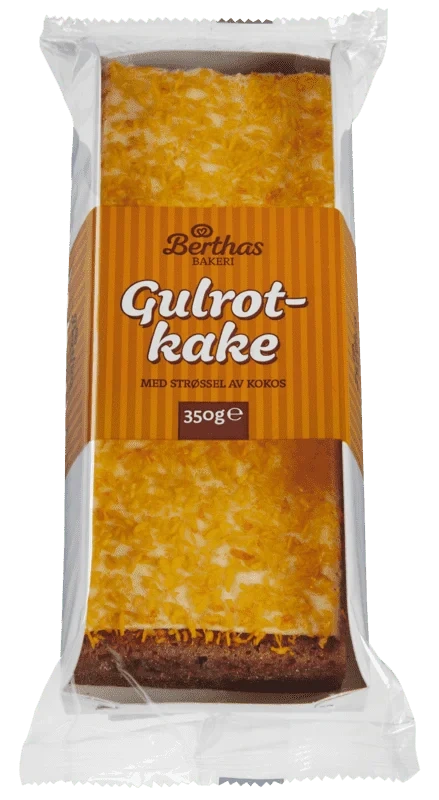 Gulrotkake 350g Berthas