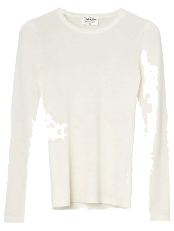 Wool Long Sleeve Ecru S/m