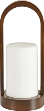 Led Holder Walnut 24x10cm Easy