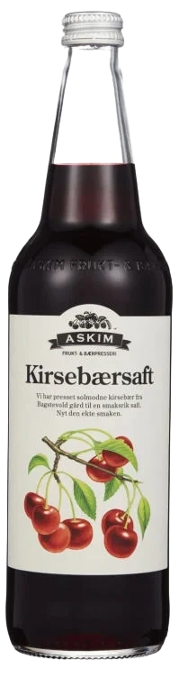 Kirsebærsaft 0,7l Fl Askim Frukt – og Bærpresseri