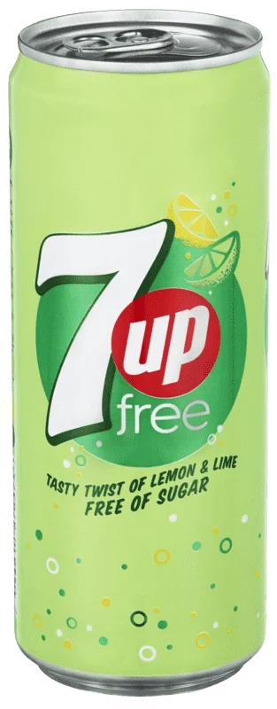 7up Free 0,33l boks Sleek