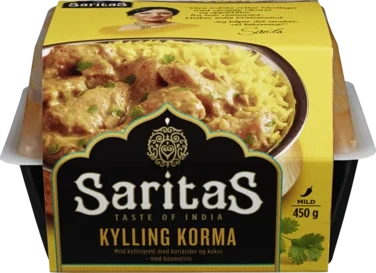 Korma Kylling 450g Saritas