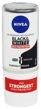Nivea Deodorant Black & White® Max Protection Anti-stain Roll-on 50ml