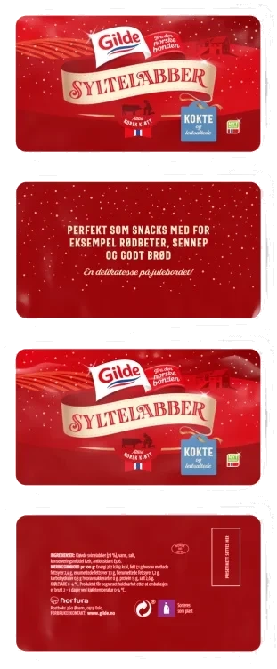 Syltelabber Kokt Salt 850g Pk
