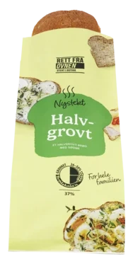 HALVGROVT BRØD 700g rett fra ovnen