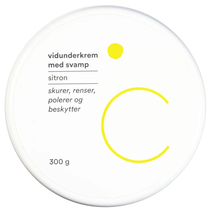C Vidunderkrem Sitron m/Svamp 300g C Soaps