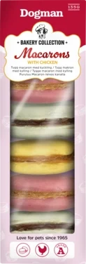 Chicken Macarons 6pc Belønning For Hund Dogman