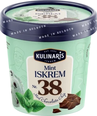 Kulinaris Iskrem Mintsjokolade m/Sjokoladebiter 0,5l