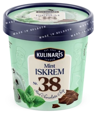 Kulinaris Iskrem Mintsjokolade m/Sjokoladebiter 0,5l