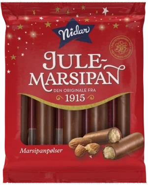 Marsipanpølser 5stk 110g Nidar