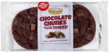 Chocolate Chunk Cookies 4pk 180g Aunt Mabels