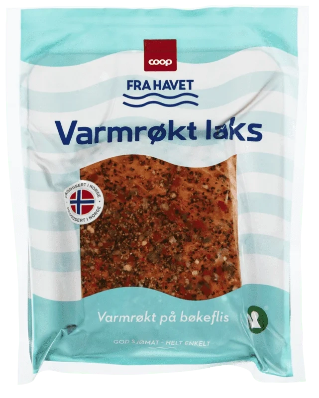 Coop Varmrøkt Krydderlaks i Bit