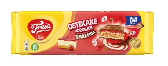 Smakfull Ostekake Jordbær 300g