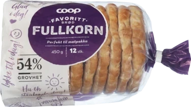 Favorittbröd Fullkorn 12pk 450g Coop